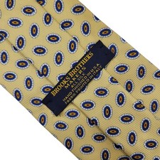 Vintage Brooks Brothers Tie Fabric Italy 100 Silk Men's Paisley Neck Wear