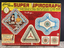 Kenner Super Spirograph Drawing Set with Original Box 1969