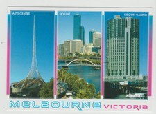 ARTS CENTRE CROWN CASINO & SKYLINE MELBOURNE VIC SUPREME POSTCARD