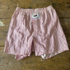 Vintage 1950s 60s Men s Fruit Of The Loom NOS Deadstock Boxer Shorts Red