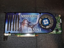 MSI NVIDIA G80 GeForce 8800 GTX PCIe video card - Vintage PC hardware