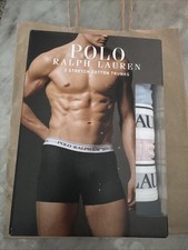 Image of BNWT Men’s Polo Ralph Lauren 3 Pack Stretch Cotton Classic Trunks, Boxers.XL