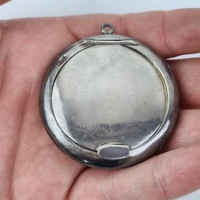 Antique Solid Silver Circular Snuff? Box Birmingham 1911 Charles Edwin Turner