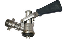 KEG-Fassanschluss für Korbfitting mit Absperrhahn, KEG-Zapfkopf, Hobbybrauer(3)