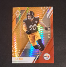 T.J. Watt 2021 Panini Phoenix Football Mosaic Parallel #90 Pittsburgh Steelers