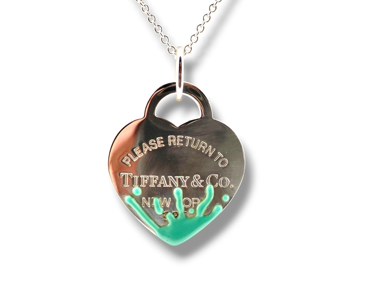 Tiffany & Co Sterling Silver Return to Tiffany Heart Splash