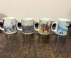 Vintage Civil War Mort Kunstler Gettysburg Coffee Mug Complete Set