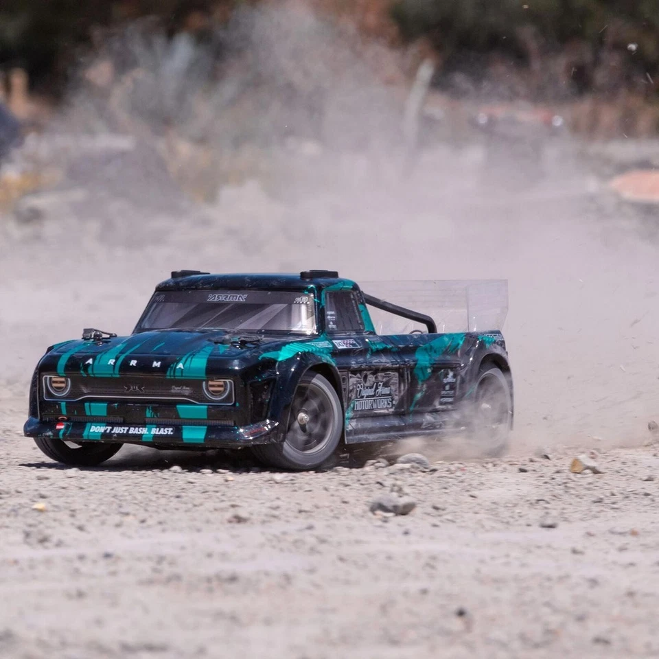 Arrma ARA4315V3T2 INFRACTION 4X4 3S BLX 1/8 Resto-Mod Truck Blk/Teal - Bild 3 von 4