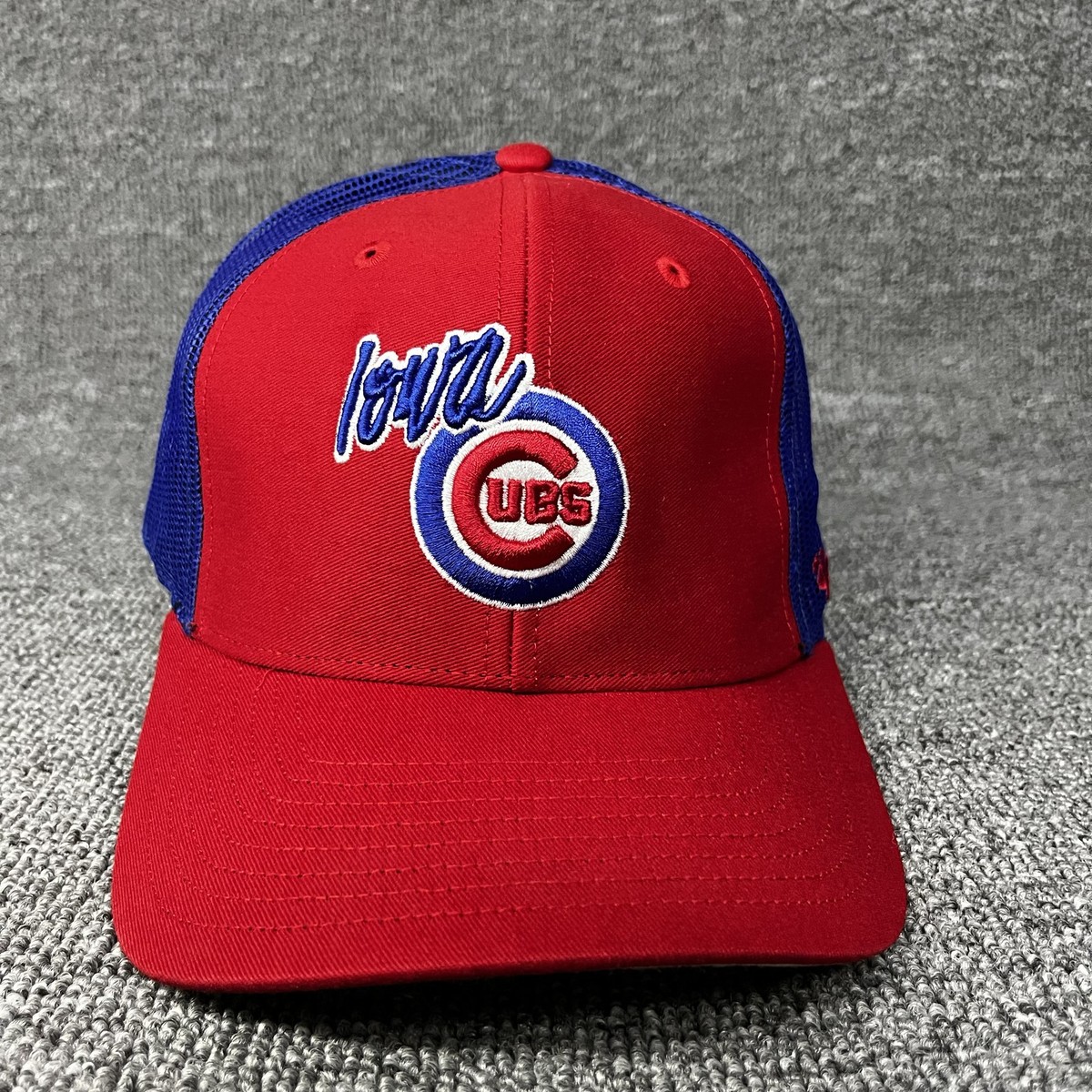 '47 Brand Iowa Cubs MiLB Trucker Snapback Hat Red Blue Mesh Cap New
