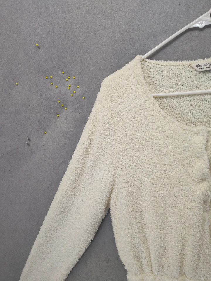 Miss Selfridge Mameluco Mujer 10 Marfil Difuso Acogedor Salón Una Pieza Manga Larga Foto 2 de 4