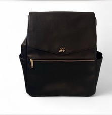 Freshly Picked Leather Diaper Bag Backpack, Large Capacity with Insulated Pocket