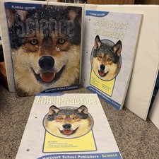 Science, Florida Ed. & Workbooks by Harcourt School Publishers (2007) (set of 3)