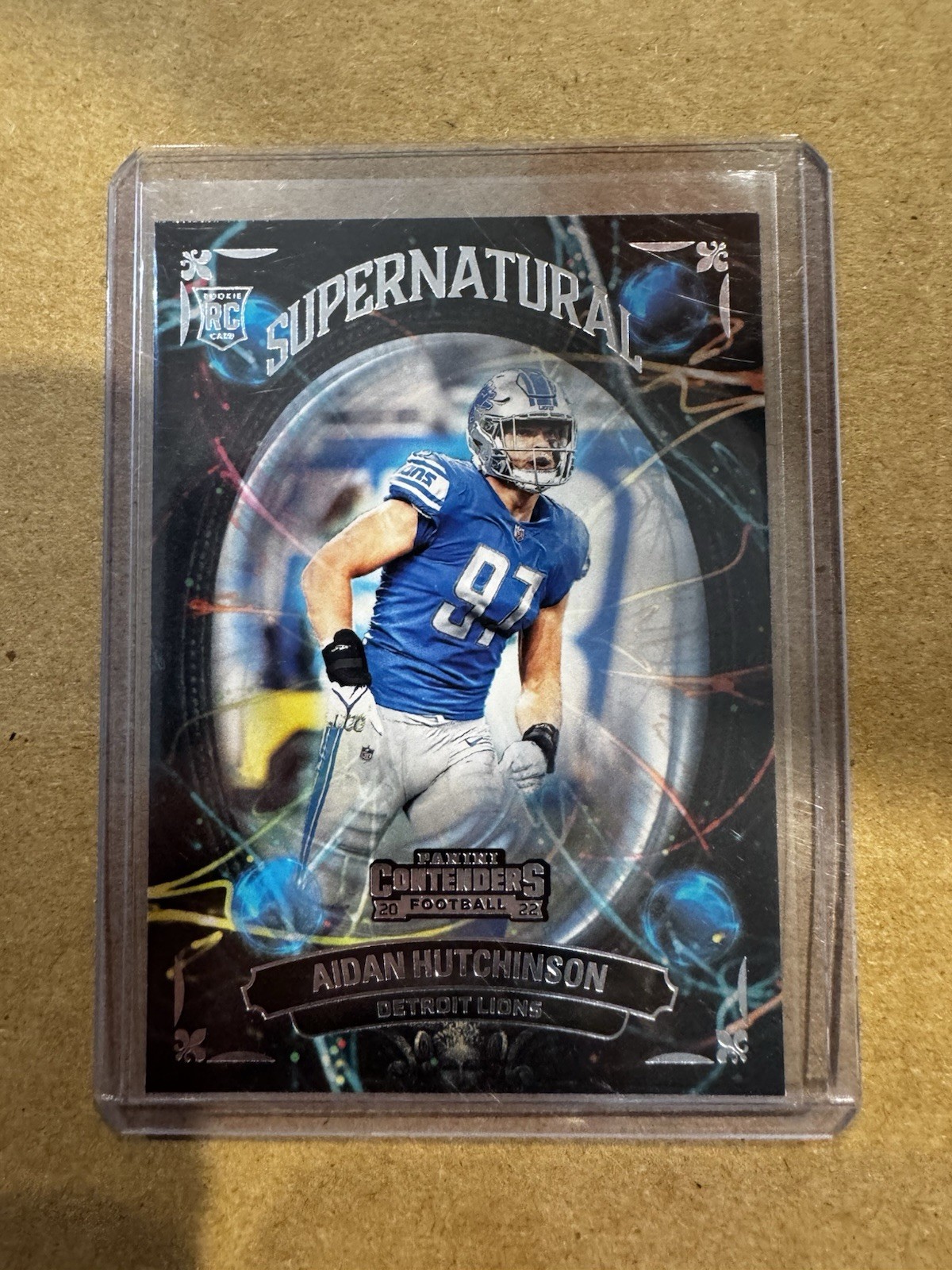 Aidan Hutchinson Panini Contenders Supernatural #SNAHU Base