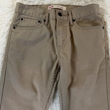 Levi's Boys 511 Slim Fit Khaki Chino Pants Size 16 28X28 Casual Preppy Classic