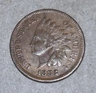 1882 Indian Head Cent. Ungraded Circulated Very Fine Details