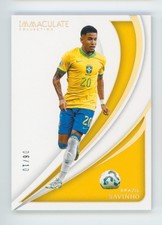 2024-25 Savinho Panini Immaculate Collection Gold Brazil Soccer Card 6/10