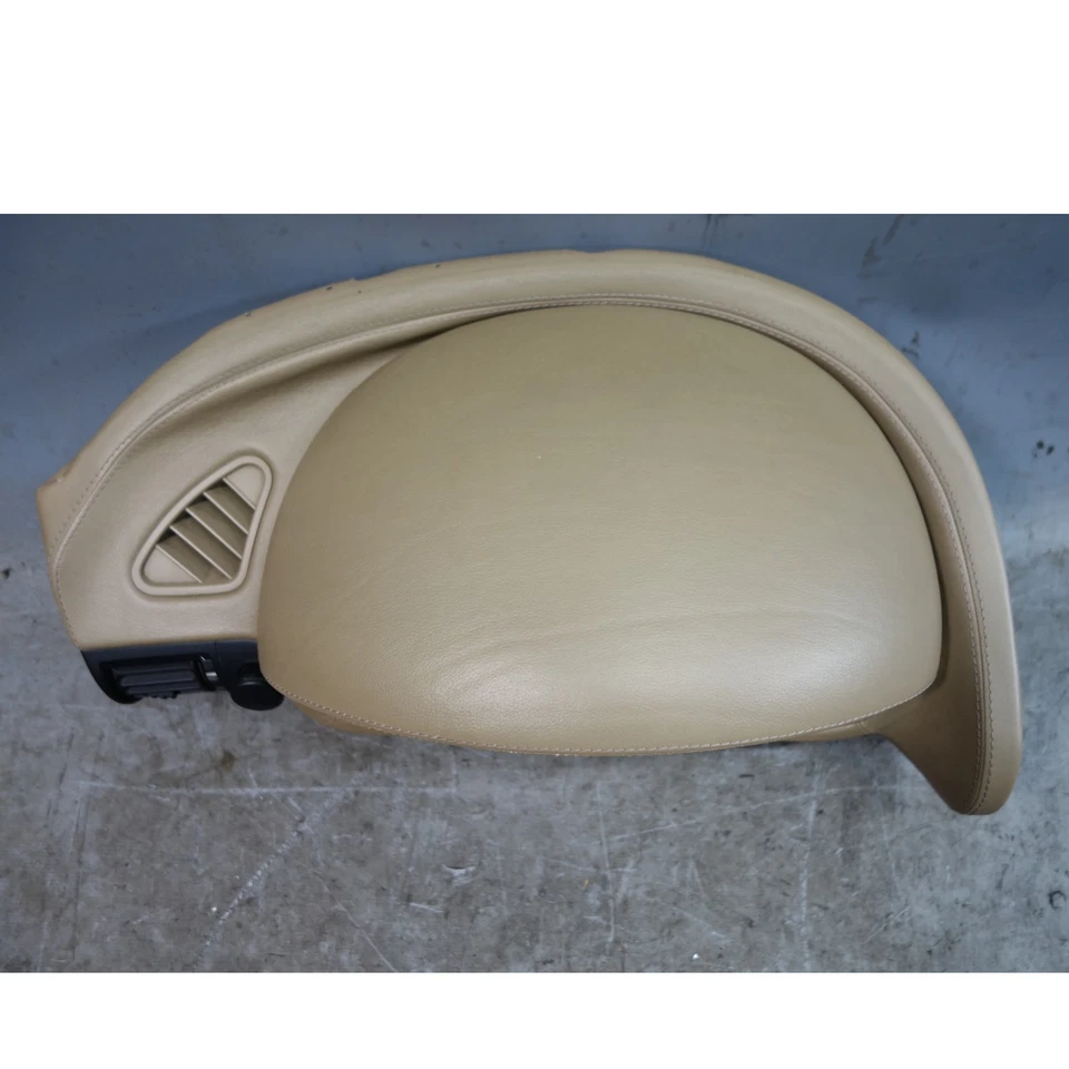 Damaged 1996-2002 BMW Z3 Left Dashboard Dome Insert Beige All Leather OEM - Imagem 3 de 4