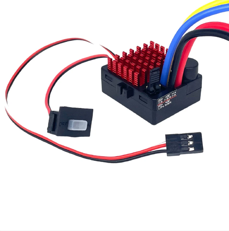 9IMOD 60A ESC Fahrregler Speed Controller RC Car 1/10 Brushed Motor - Bild 3 von 4