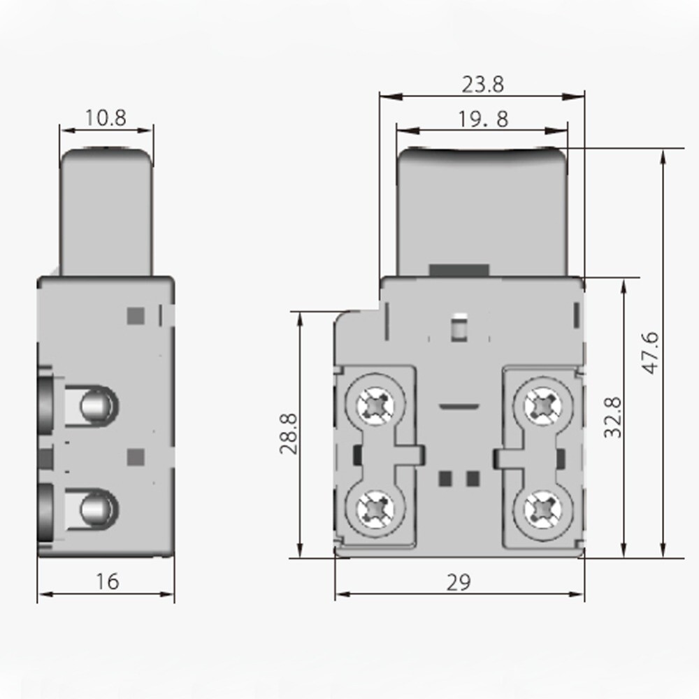 HY79C-21 Gartenmäher Drucktastenschalter Selbsthemmend Winkelschleiferschalter e HY79C-21 Gartenmäher Drucktastenschalter Selbsthemmend Winkelschleiferschalter e