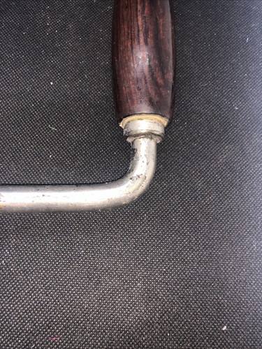 Stanley No 923 14 In Ratcheting Bit Brace Rare Size Peeling Chrome Dirty Works - Picture 12 of 20