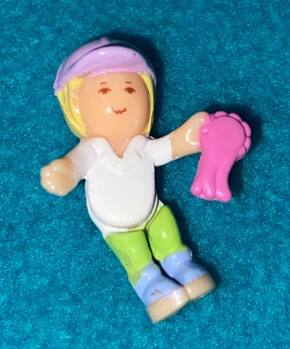 Polly Pocket POLLY  doll from Pony Jumpin Fun vintage Pony Parade  bluebird 1995