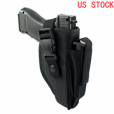 Right Hand OWB Gun Holster Belt Pouch with Magazine Pouch【Choose Gun Model】