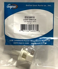 Genuine Supco ES18810 Refrigerator Freezer Light Switch for Frigidaire 297243800