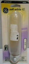 LOT OF 4 GE LIGHT BULBS 40W T10 FROSTED SOFT WHITE TUBE 90904 NOS