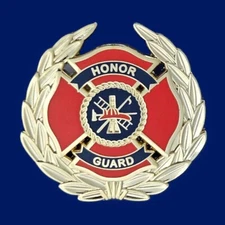 HONOR GUARD-FIRE DEPT. HAT PIN: 1-3/4" size, Item #170