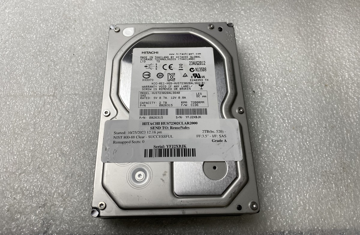 Hitachi HUS72302CLAR2000 2 TB 2000GB 3.5