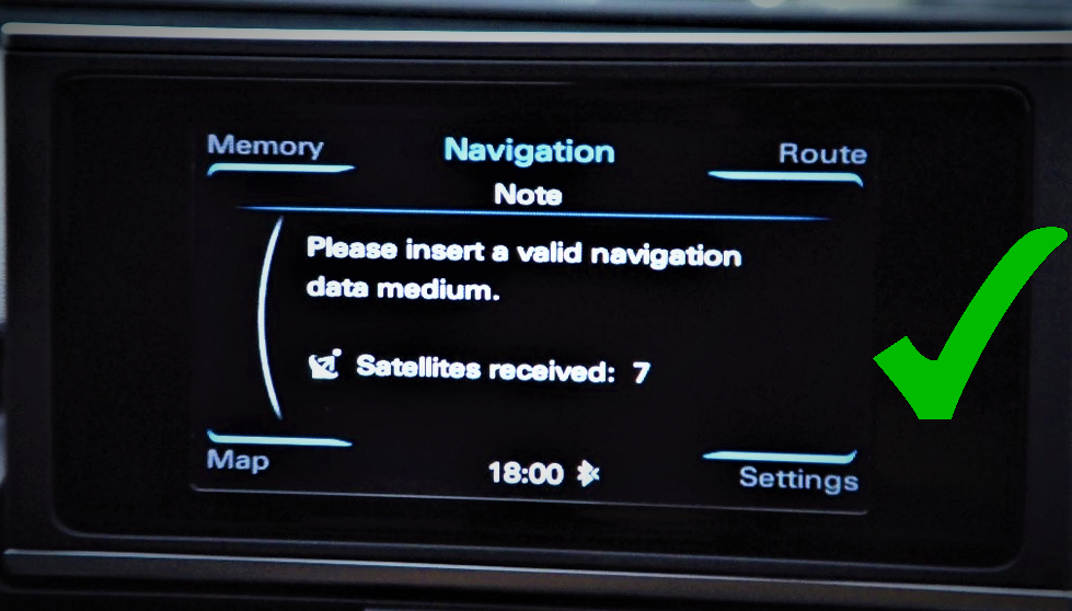 Image 2 - Genuine Audi A1 A6 A7 Q3 RMC Maps Sat Nav SD Card 2011 8X0919884C