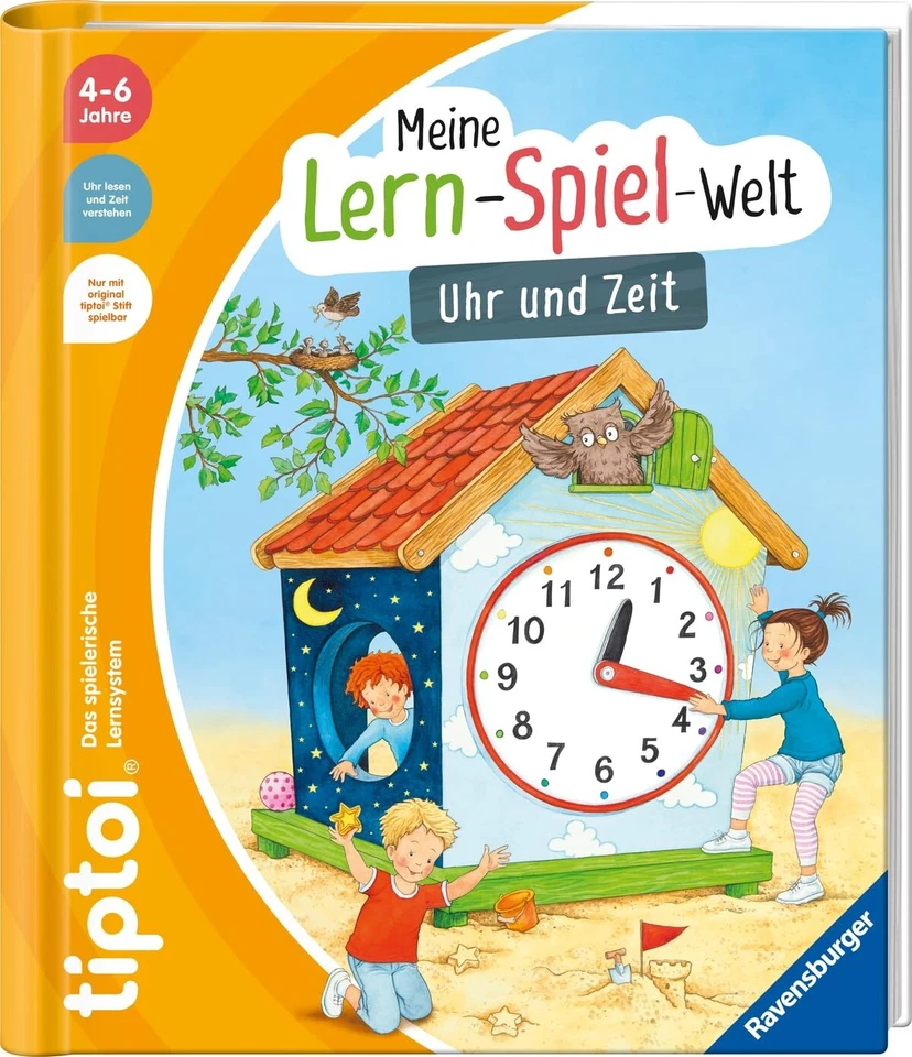 Ravensburger 49288 tiptoi Meine Lern-Spiel-Welt Uhr und Zeit