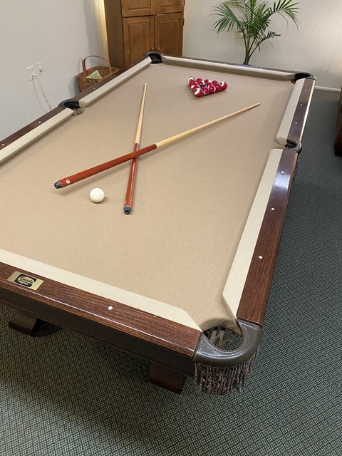 used 4x8 slate pool table