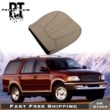 For 1997-2002 Ford Expedition Driver Bottom Seat Cover Eddie Bauer Leather Tan