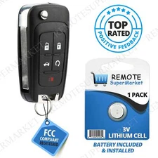 Replacement for Chevy 2010-2016 Camaro Cruze Equinox Malibu Remote Key Fob 5b