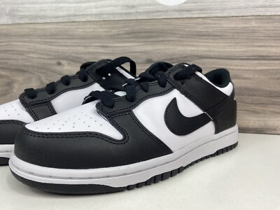 Nike DUNK Low PANDA Black White PS GS Youth Toddler Authentic