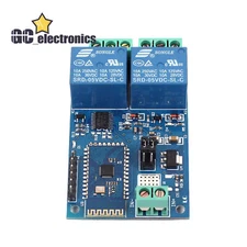 5V/12V 2CH Bluetooth Relay Module Intelligent Home Mobile APP Remote Control A3G