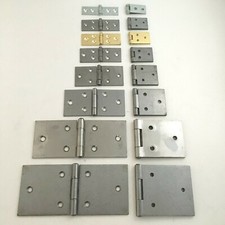 Backflap Steel Butt Door Hinges 400 Self Colour-0.75"/1"/1.25/1.5"/2"/2.5"/3"/4"