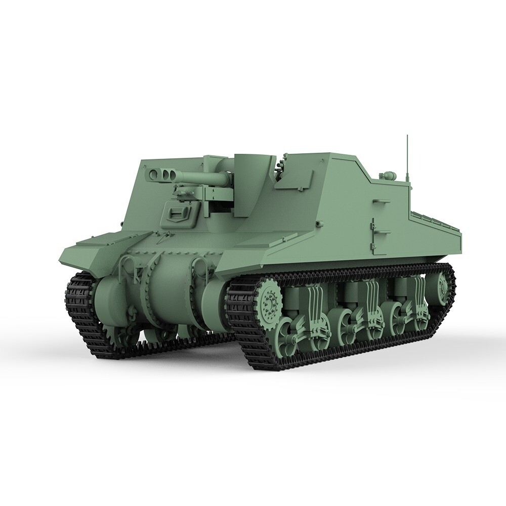 Kit Modèle Militaire SSMODEL SS87559 - Canon Automoteur British Sexton I à L'échelle 1/87