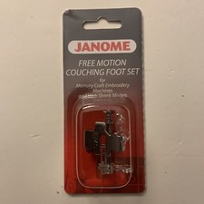 Janome Sewing Machine Free Motion Couching Foot Set New