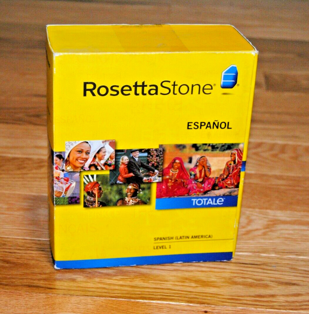 Rosetta Stone Spanish Latin America Level 1 Espanol Language Learning  Version 4