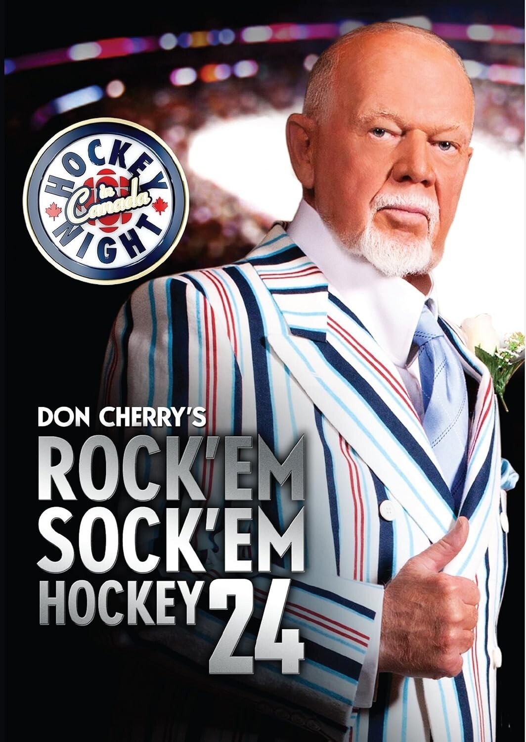 SAOLA Don Cherry's Rock Em Sock Em Hockey 24 (DVD) & Artwork only NO CASE