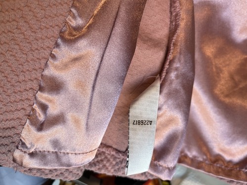 Vintage Joan Rivers 2 Piece Jacket Skirt Suit Womens Extra Small Bubble Gum Pink - Picture 10 of 18