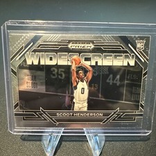 SCOOT HENDERSON Widescreen Insert RC 2023 Panini Prizm Draft Picks Basketball BK