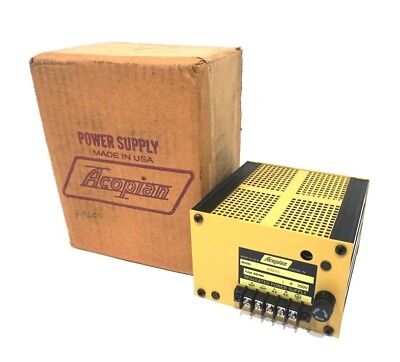 New Acopian 665 Power Supply 1a 250v Ebay