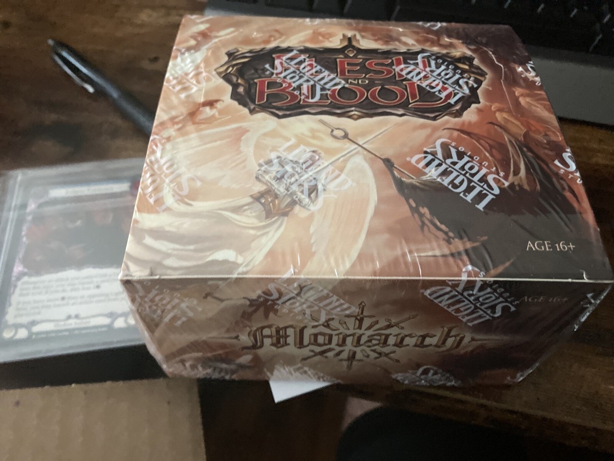 monarch booster box 1st edition Flesh and Blood TCG: Unlimited (24packs) sided rolling crystal A FULL CASE of Monarch
