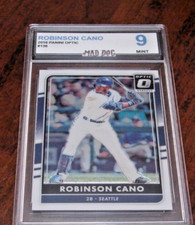 ROBINSON CANO----2016 Panii OPTIC---MINT 9***-YANKEES-MARINERS****#136***MAD Dog