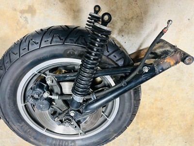 1981 KAWASAKI KZ1000 COMPLETE REAR ARM & WHEEL SET UP | eBay
