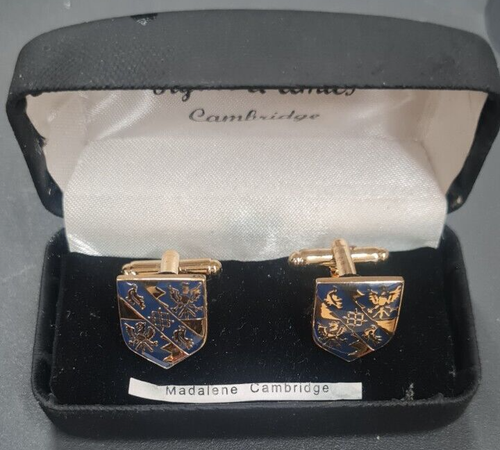 rydr and amies cambridge university madalene college cufflinks madalene college