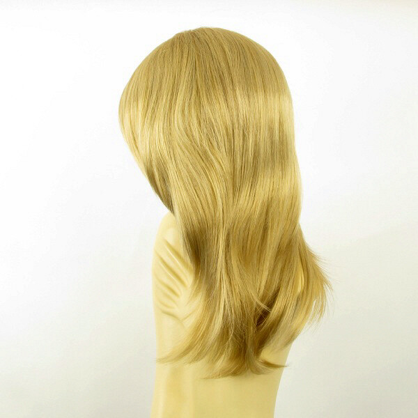 Perruque mi-longue haut de gamme Coline 24B blond doré